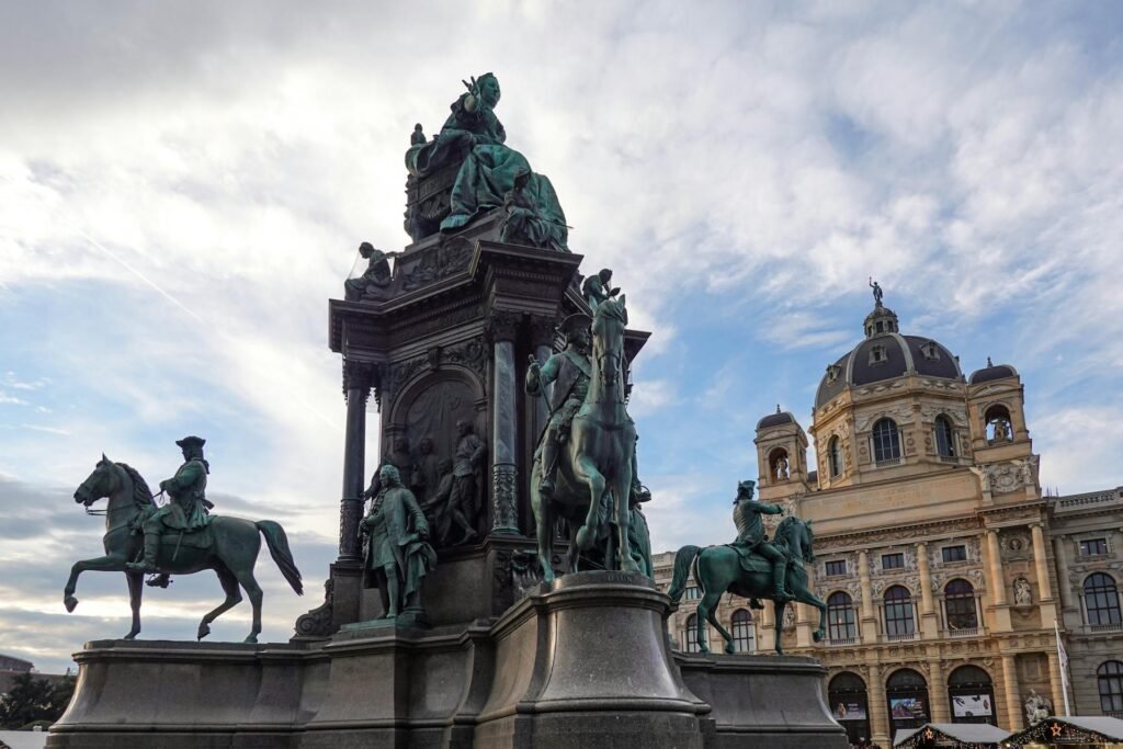 Statue and Museum in Vienna, Austria